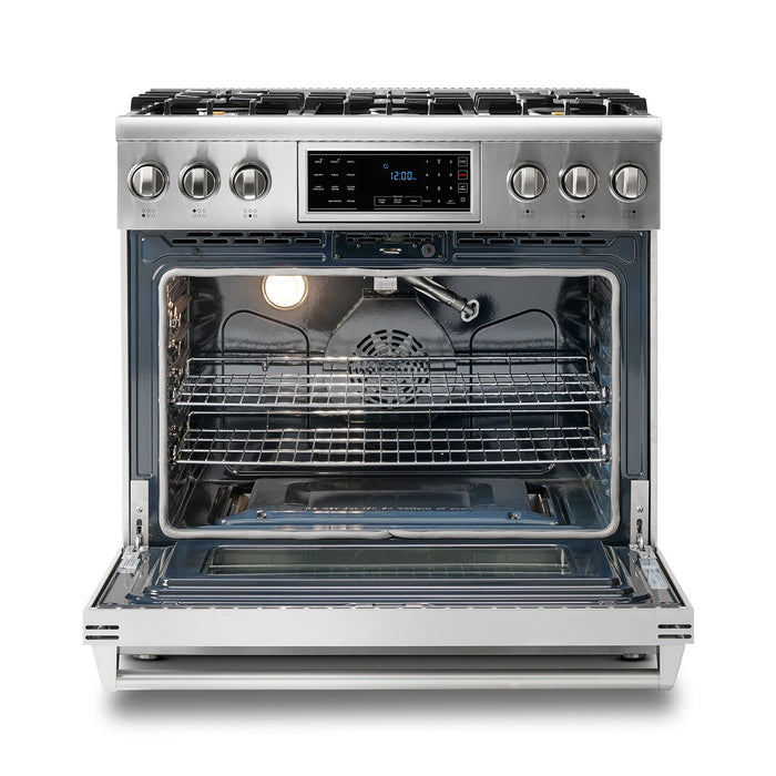 Thor Kitchen 36" Tilt Panel Professional Gas Range TRG3601