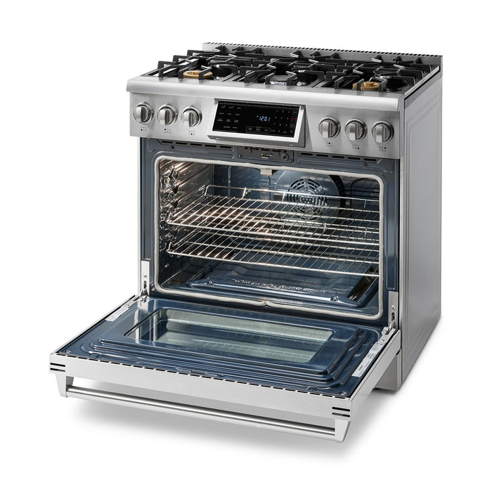 Thor Kitchen 36" Tilt Panel Professional Gas Range TRG3601