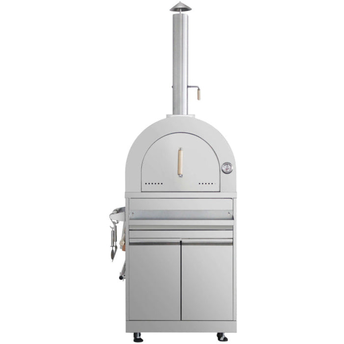 Thor Kitchen Outdoor Kitchen Pizza Oven And Cabinet In Stainless Steel MK07SS304