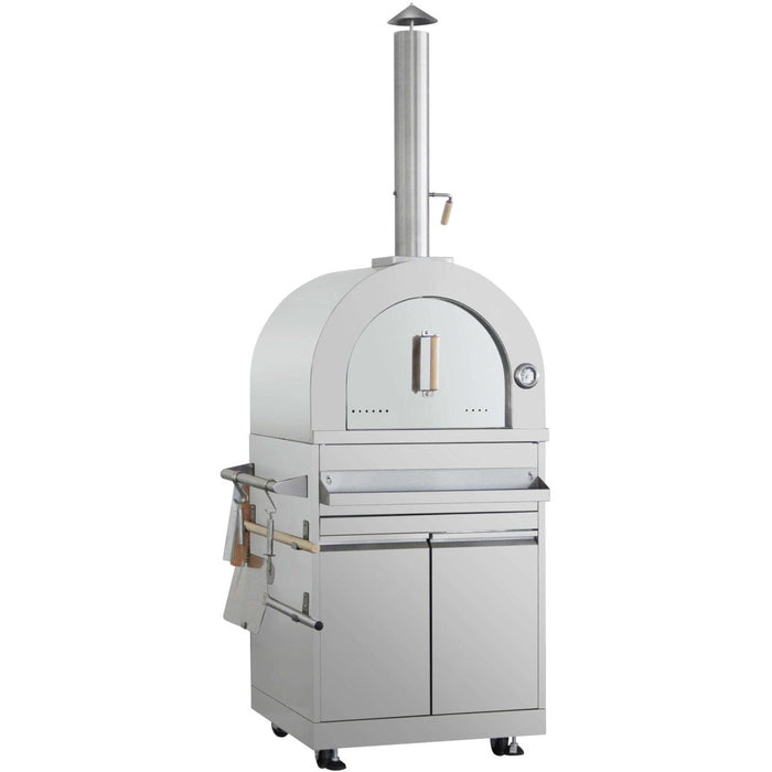 Thor Kitchen Outdoor Kitchen Pizza Oven And Cabinet In Stainless Steel MK07SS304