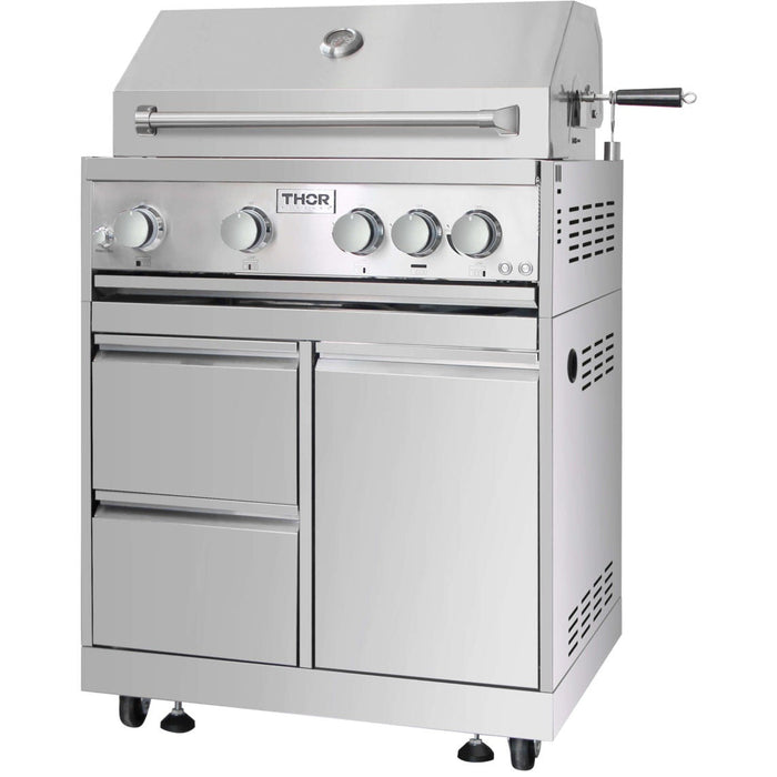 Thor Kitchen Outdoor Kitchen BBQ Grill Cabinet in Stainless Steel MK03SS304