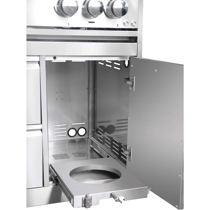 Thor Kitchen Outdoor Kitchen BBQ Grill Cabinet in Stainless Steel MK03SS304