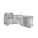 Thor Kitchen Outdoor Kitchen Corner Cabinet in Stainless Steel MK06SS304