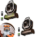 Ventilateur de camping multifonction 3 en 1 avec lumière LED et batterie de 20000mAh, idéal pour les activités en plein air, la randonnée et le camping.