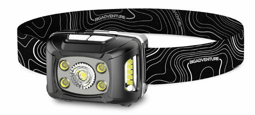 Lampe frontale Big Adventure, Lumens : 700 Noir