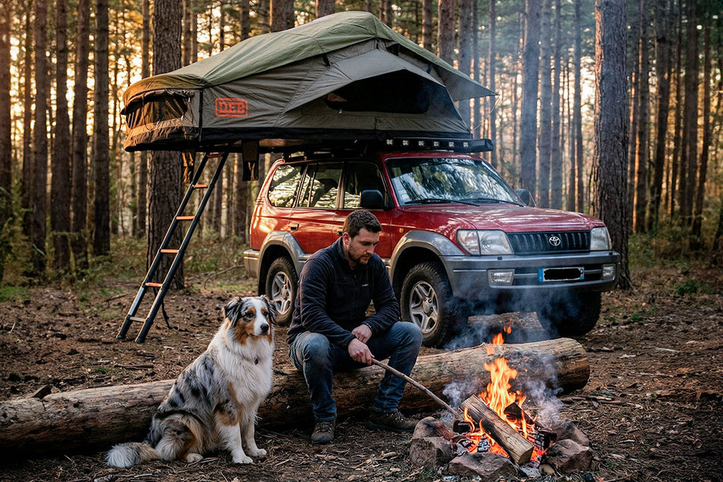 Tente de toit souple Melbourne III DEB Equipment – Familiale 4/5 pers. 190 cm Deb équipement