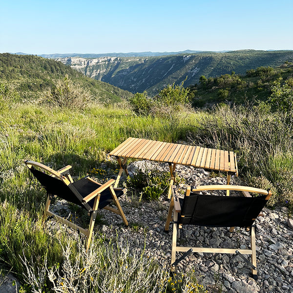 accessoire camping table chaise bois bivouac tente de toit pas cher montpellier occitanie vanlife 34000 (2)