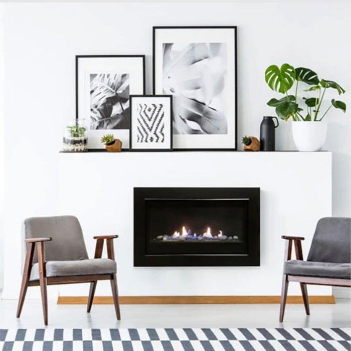 Amantii Sierra Flame Boston 36" Gas-Burning Direct Vent Builder's Linear Fireplace - BOSTON-36-NG-EI