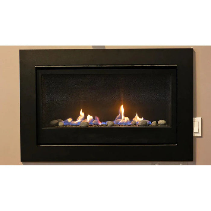 Amantii Sierra Flame Boston 36" Gas-Burning Direct Vent Builder's Linear Fireplace - BOSTON-36-NG-EI