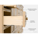 Ancerre 84” Audrey Bathroom Vanity Oak Double Sink Cabinet Set VTS-Audrey-84-Oak-WQZ