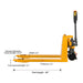 Electric Pallet Jack | Lithium Battery | 3300 lbs. | Hydraulic Pallet Truck | Apollolift A-1034
