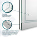 Aquadom SOHO 40'' × 36'' LED Lighted Bathroom Mirror