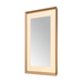 Aquadom Madison 24''x 36'' x 2.28'' LED Lighted Chamfer Frame Mirror with Defogger Chrome Brushed Gold Finish
