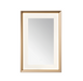 Aquadom Madison 24''x 36'' x 2.28'' LED Lighted Chamfer Frame Mirror with Defogger Chrome Brushed Gold Finish