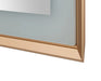 Aquadom Madison 24''x 36'' x 2.28'' LED Lighted Chamfer Frame Mirror with Defogger Chrome Brushed Gold Finish