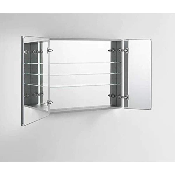 Aquadom Royale 48" x 30" Rectangle Recessed or Surface Mount Bi-View Bathroom Medicine Cabinet