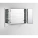 Aquadom Royale 48" x 30" Rectangle Recessed or Surface Mount Bi-View Bathroom Medicine Cabinet