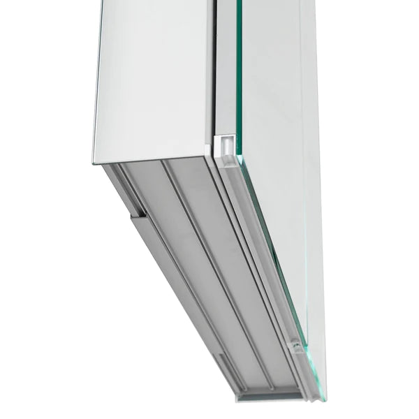 Aquadom Royale 48" x 30" Rectangle Recessed or Surface Mount Bi-View Bathroom Medicine Cabinet