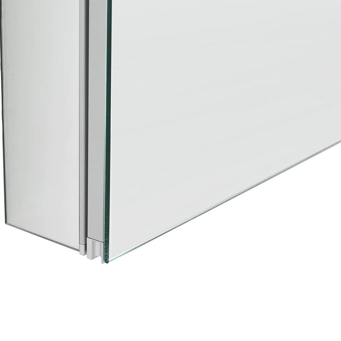 Aquadom Royale 48" x 30" Rectangle Recessed or Surface Mount Bi-View Bathroom Medicine Cabinet