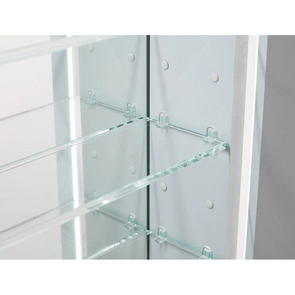 Aquadom Royale 48" x 30" Rectangle Recessed or Surface Mount Bi-View Bathroom Medicine Cabinet