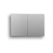 Aquadom Royale 48" x 30" Rectangle Recessed or Surface Mount Bi-View Bathroom Medicine Cabinet