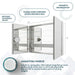Aquadom Royale 48" × 36" Medicine Cabinet R-4836E-N