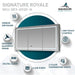 Aquadom Signature Royale 60'' × 30'' LED Lighted Medicine Cabinet