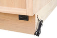 Arason Creden-ZzZ Bridger Queen Size Murphy Cabinet Bed White Oak 523-15