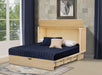 Arason Creden-ZzZ Bridger Queen Size Murphy Cabinet Bed White Oak 523-15