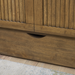 Arason Creden-ZzZ Verona Queen Size Murphy Cabinet Bed Reeded/Medium Brown 583-15