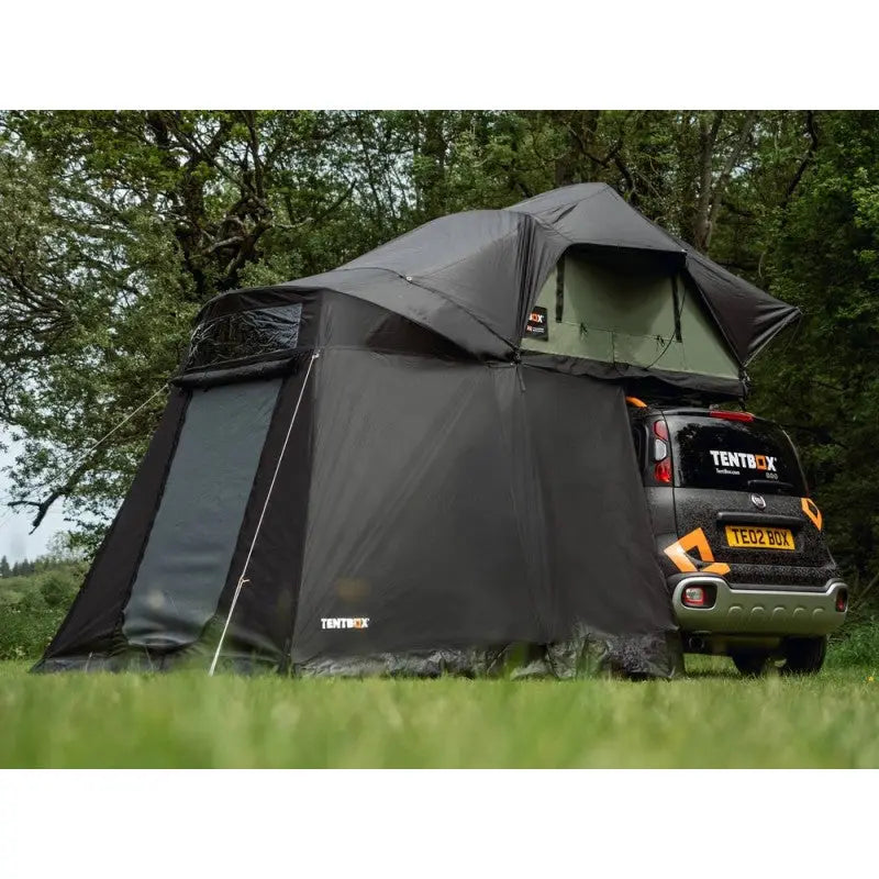 Auvent TentBox Lite 2.0 – espace de vie abrité pour tente de toit voiture camping