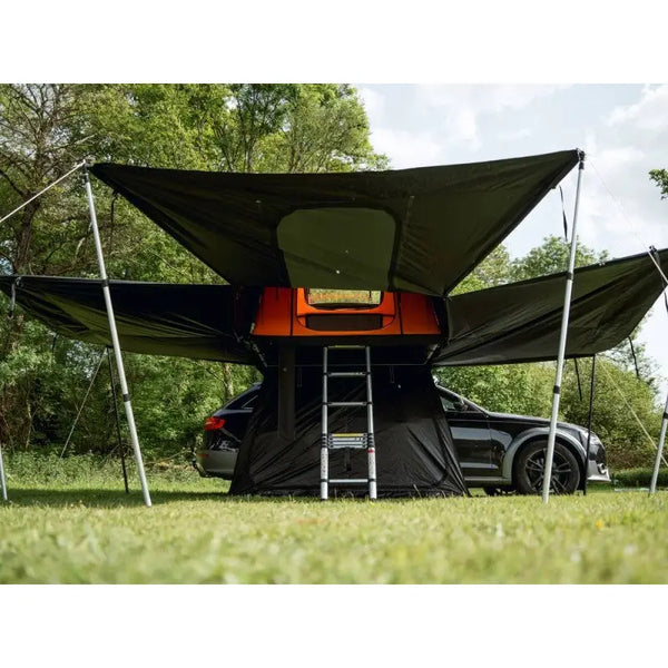 Auvent Tente de Toit TentBox Lite XL–Espace de Vie Abrité | Camping Vanlife Famille TentBox