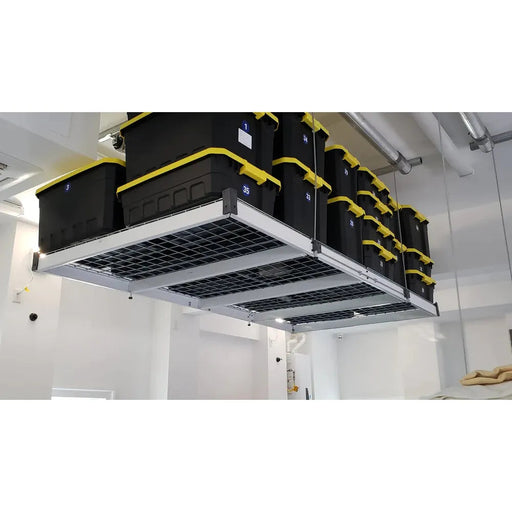 auxx-lift3-x6-storage-lift-platform-400lbs-silver-finish-with-remote-AUXX-1400S-3X6F-SG