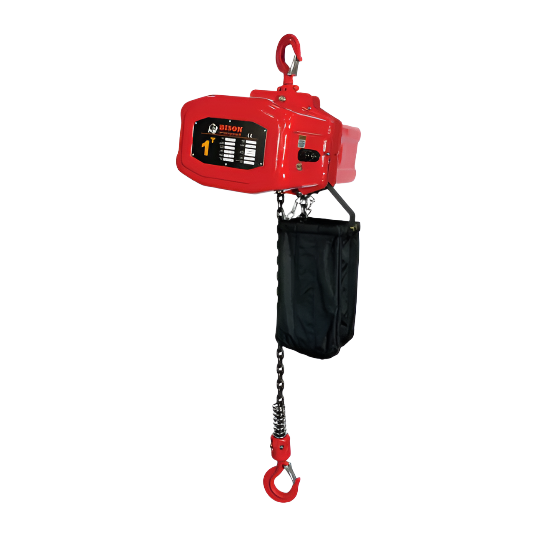 Bison Lifting HH-B010 1 Ton Electric Chain Hoist | Single-Phase