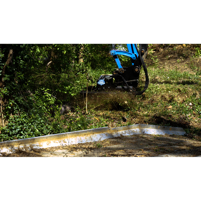 Mini Excavator Cutter Brush | 42'' | Blue Diamond Attachments