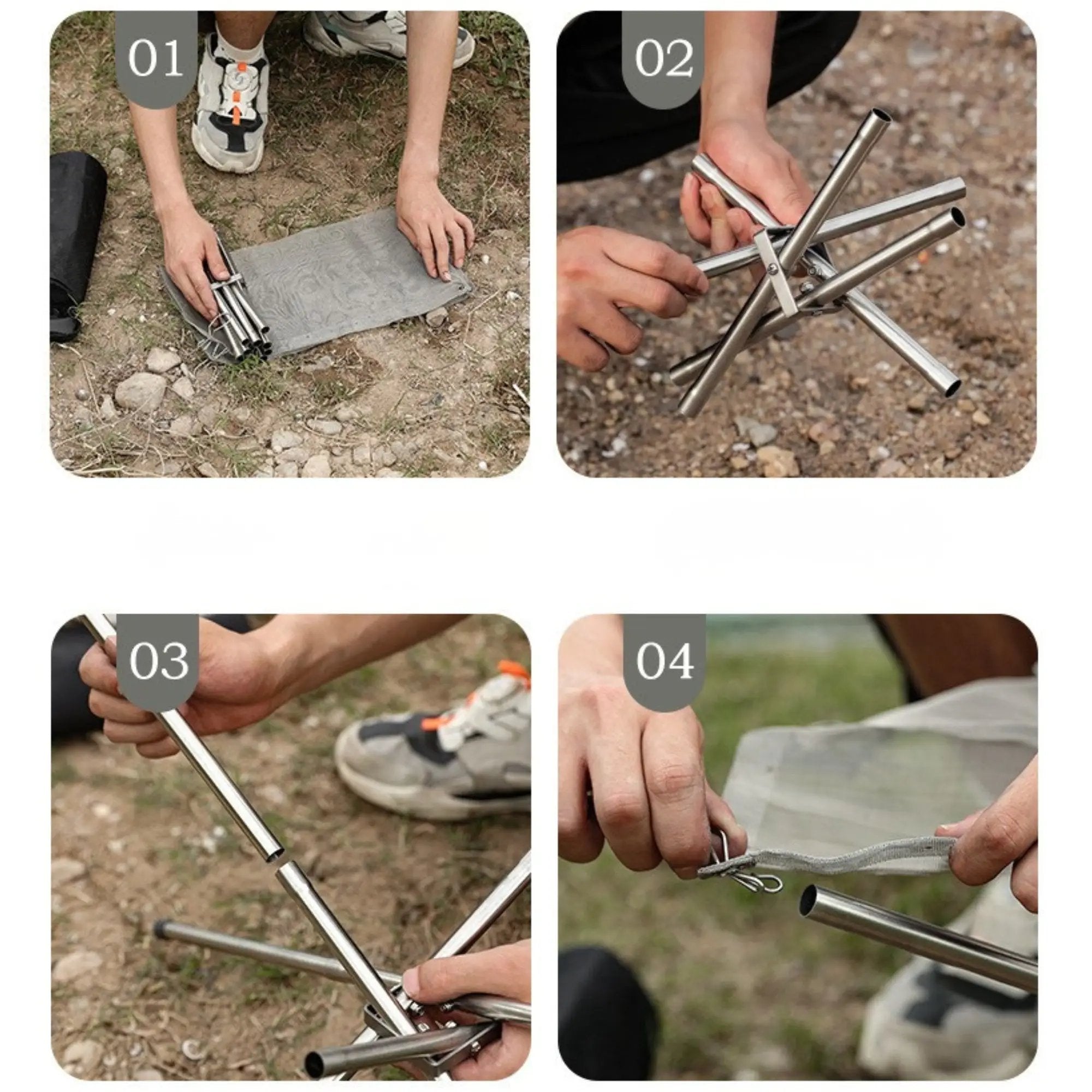 brasero camping pliable nomade feu camp table cuisson securite acier  (13)