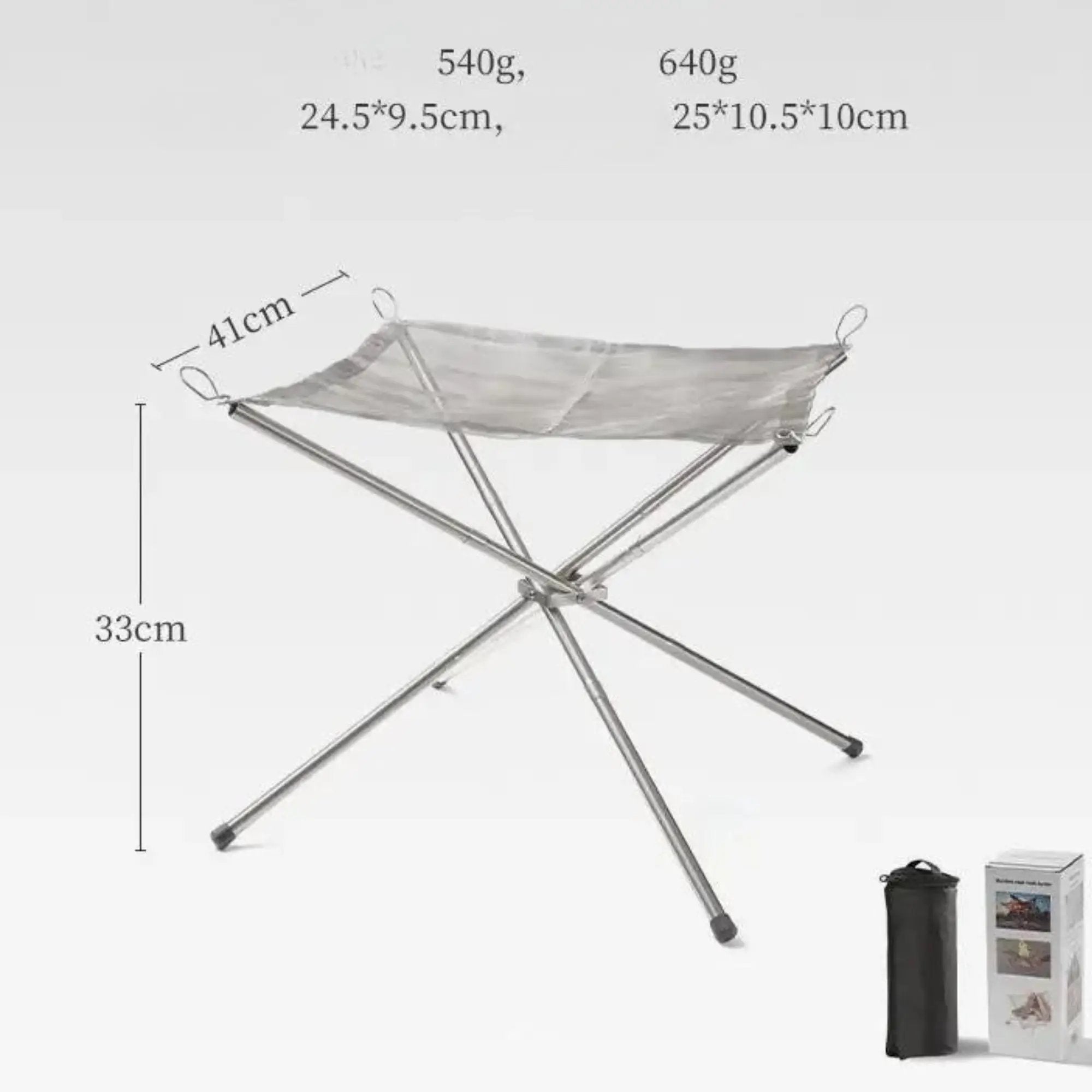 brasero camping pliable nomade feu camp table cuisson securite acier  (13)