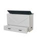 Cabinet Murphy Bed | Queen | Barn White & Black | Elite Series | CabinetBed Inc