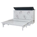 Cabinet Murphy Bed | Queen | Barn White & Black | Elite Series | CabinetBed Inc