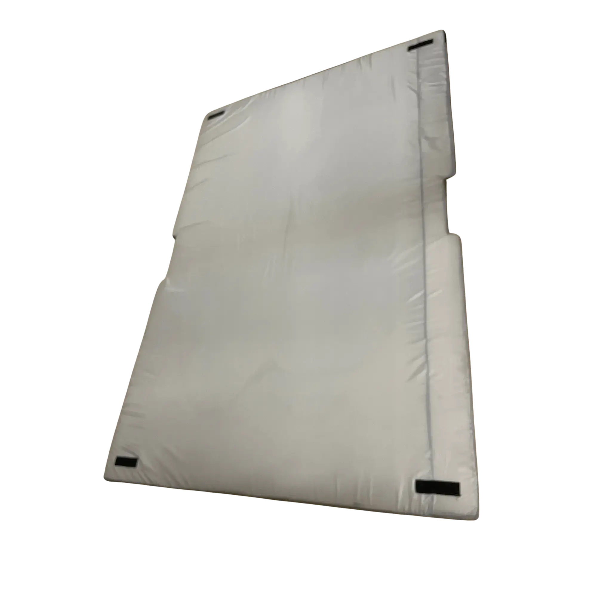 Matelas de tente de toit en mousse à haute densité pour le camping, couleur grise, adapté pour 3 à 5 personnes, offrant un confort de sommeil optimal.