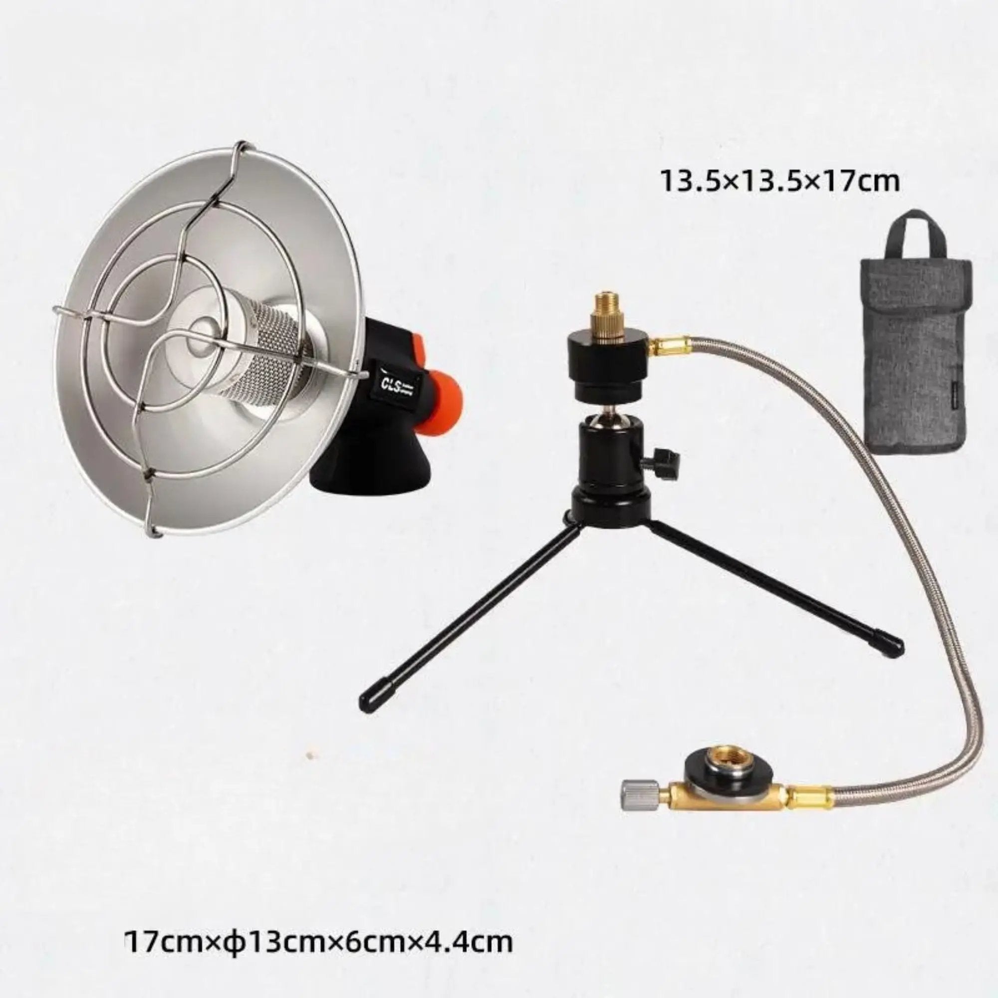 chauffage gaz camping hiver trepied chauffant acier portable pliable (8)
