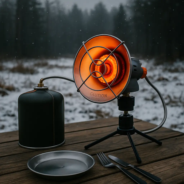 chauffage gaz camping hiver trepied chauffant acier portable pliable (8)