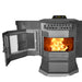 ComfortBilt Pellet Stove Black HP22-Black-SS