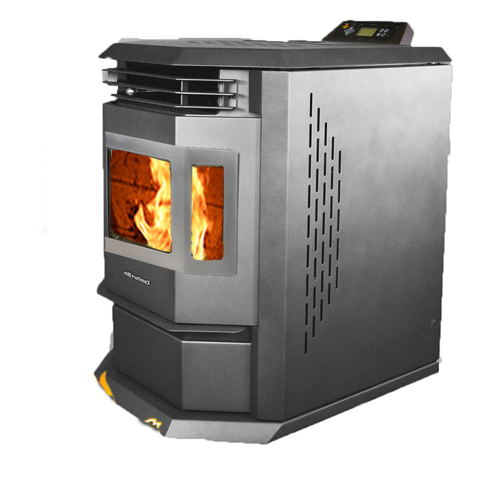 ComfortBilt Pellet Stove Black HP22-Black-SS