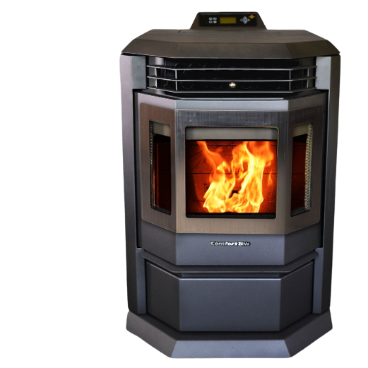 ComfortBilt Pellet Stove Black HP22-Black-SS