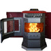 ComfortBilt Pellet Stove Burgundy HP22-Burgundy-SS