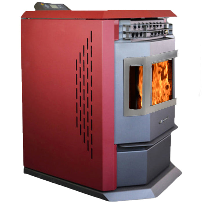 ComfortBilt Pellet Stove Burgundy HP22-Burgundy-SS