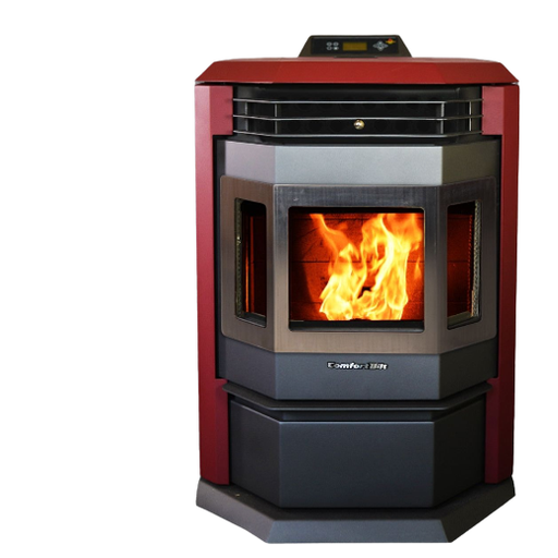 ComfortBilt Pellet Stove Burgundy HP22-Burgundy-SS