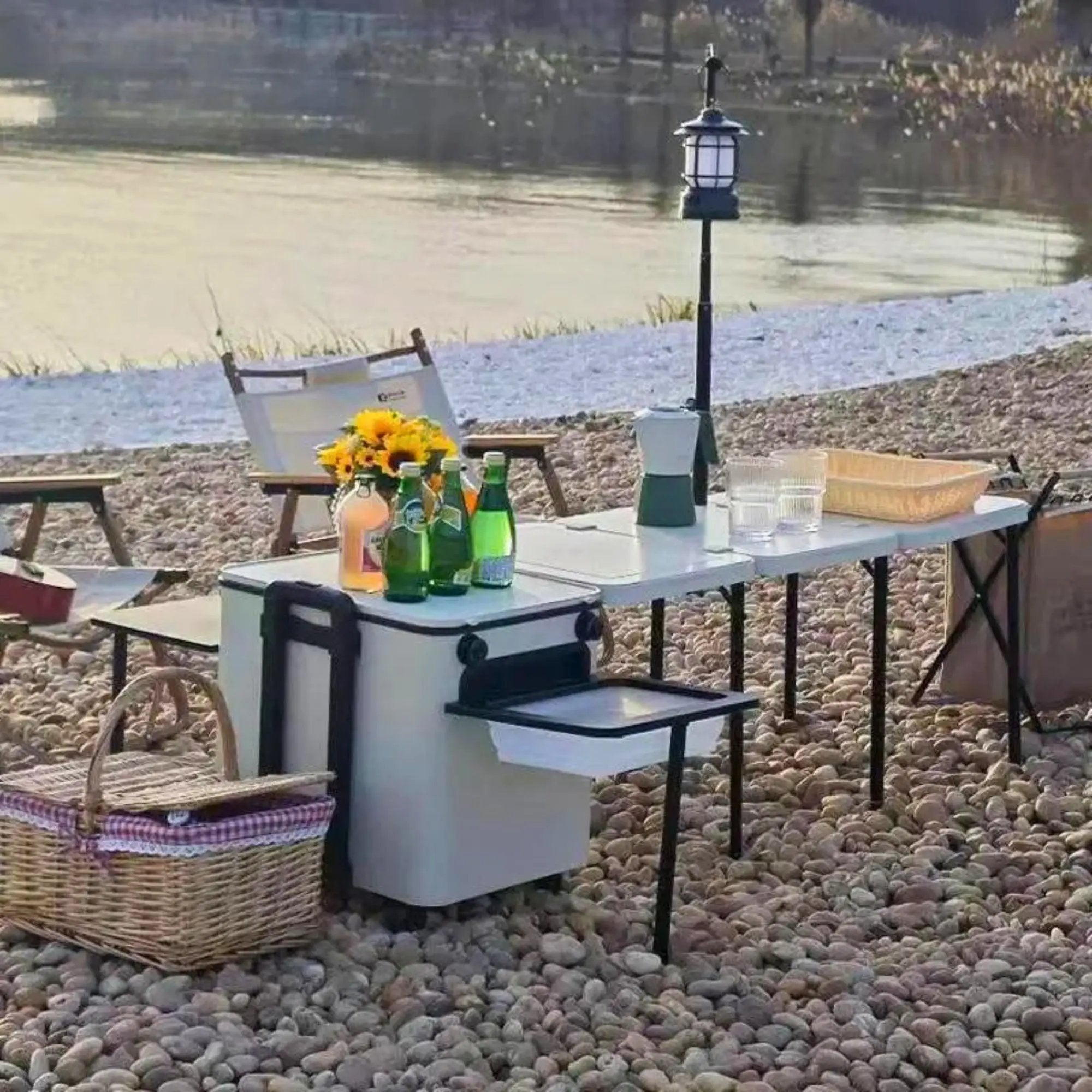 cuisine mobile nomage pliante camping voiture coffre multifonction outdoor  (1)