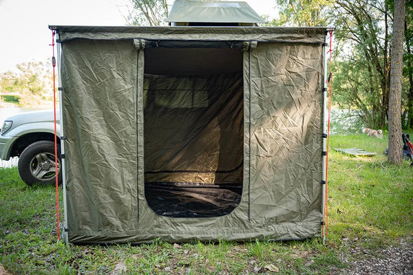 Cube Sous Auvent DEB Equipment — 2m / 2,5m / 360° | Espace de Vie Camping